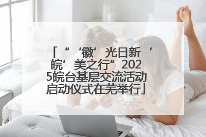 “‘徽’光日新‘皖’美之行”2025皖台基层交流活动启动仪式在芜举行