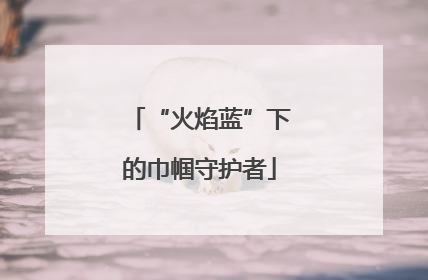 “火焰蓝”下的巾帼守护者