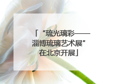 “琉光璃彩——淄博琉璃艺术展”在北京开展