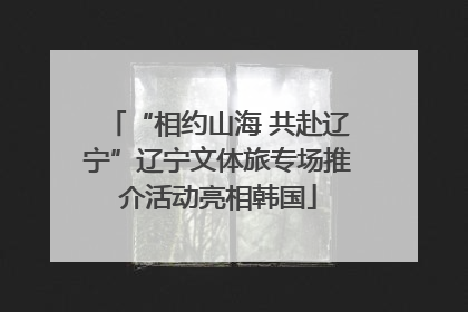 “相约山海 共赴辽宁”辽宁文体旅专场推介活动亮相韩国