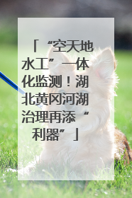 “空天地水工”一体化监测！湖北黄冈河湖治理再添“利器”
