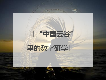 “中国云谷”里的数字研学