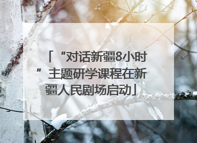 “对话新疆8小时”主题研学课程在新疆人民剧场启动