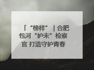 “榜样”｜合肥包河“护未”检察官 打造守护青春成长的永恒灯塔