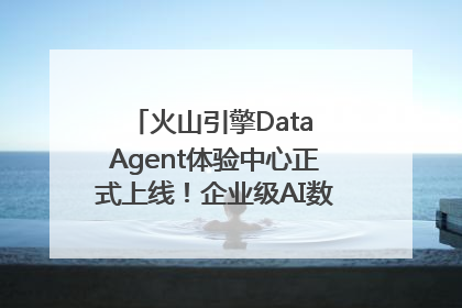 火山引擎Data Agent体验中心正式上线！企业级AI数据专家触手可及