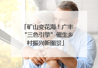 矿山变花海！广丰“三色引擎”催生乡村振兴新图景