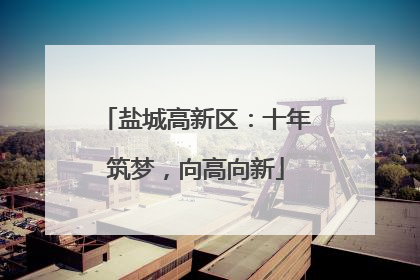 盐城高新区：十年筑梦，向高向新