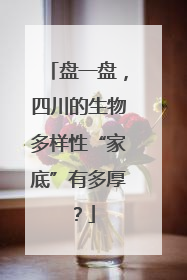 盘一盘，四川的生物多样性“家底”有多厚？