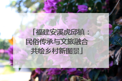 福建安溪虎邱镇：民俗传承与文旅融合共绘乡村新图景