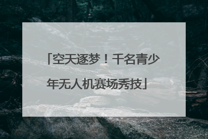 空天逐梦！千名青少年无人机赛场秀技