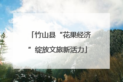 竹山县“花果经济”绽放文旅新活力