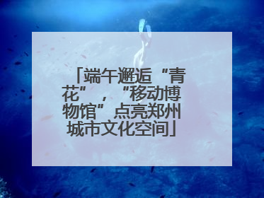 端午邂逅“青花”，“移动博物馆”点亮郑州城市文化空间