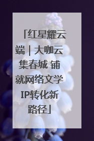 红星耀云端｜大咖云集春城 铺就网络文学IP转化新路径
