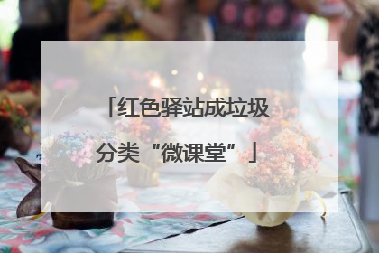 红色驿站成垃圾分类“微课堂”