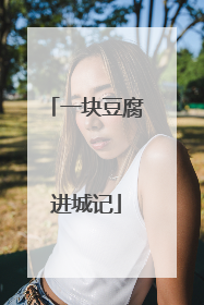 一块豆腐进城记