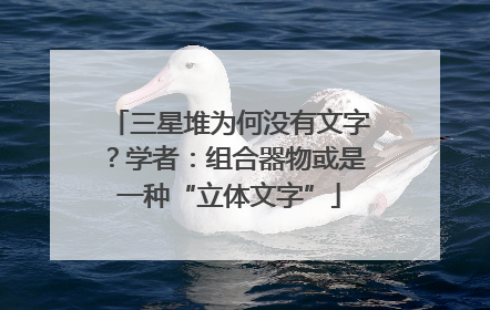 三星堆为何没有文字？学者：组合器物或是一种“立体文字”