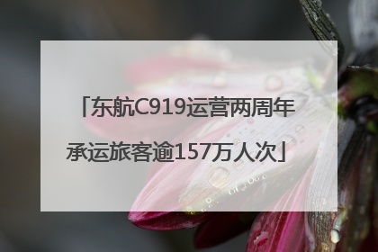 东航C919运营两周年承运旅客逾157万人次
