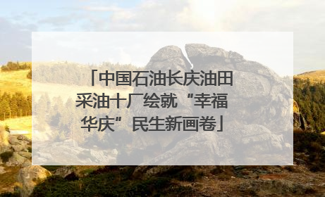 中国石油长庆油田采油十厂绘就“幸福华庆”民生新画卷