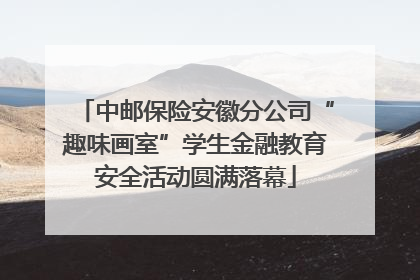 中邮保险安徽分公司“趣味画室”学生金融教育安全活动圆满落幕