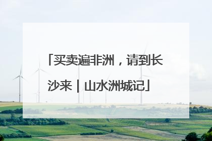 买卖遍非洲，请到长沙来｜山水洲城记