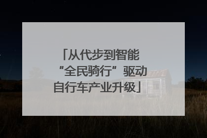 从代步到智能 “全民骑行”驱动自行车产业升级