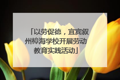 以劳促德，宜宾叙州樟海学校开展劳动教育实践活动