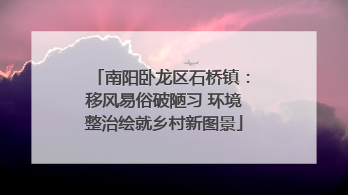南阳卧龙区石桥镇：移风易俗破陋习 环境整治绘就乡村新图景