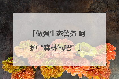 做强生态警务 呵护“森林氧吧”