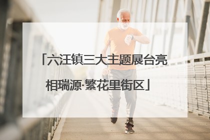 六汪镇三大主题展台亮相瑞源·繁花里街区
