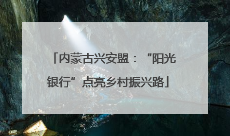 内蒙古兴安盟：“阳光银行”点亮乡村振兴路