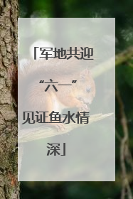 军地共迎“六一” 见证鱼水情深