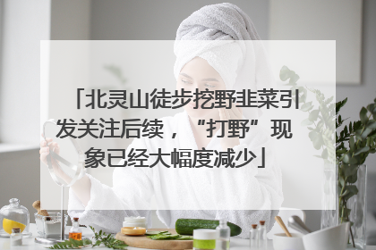 北灵山徒步挖野韭菜引发关注后续，“打野”现象已经大幅度减少