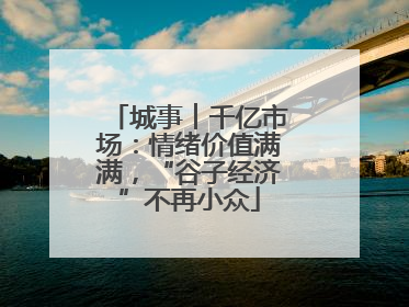 城事︱千亿市场：情绪价值满满，“谷子经济”不再小众
