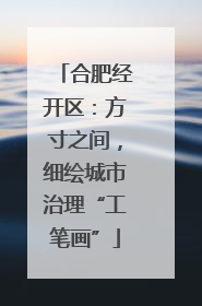 合肥经开区：方寸之间，细绘城市治理“工笔画”