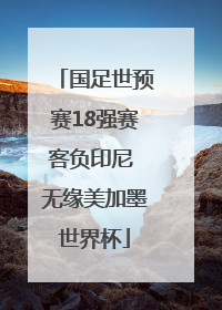 国足世预赛18强赛客负印尼 无缘美加墨世界杯