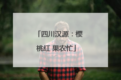 四川汉源：樱桃红 果农忙