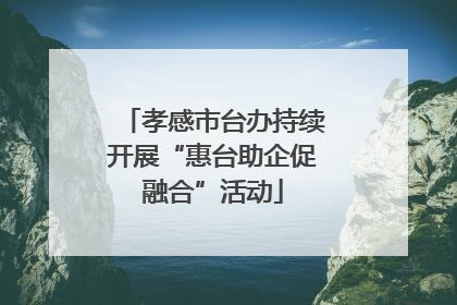孝感市台办持续开展“惠台助企促融合”活动