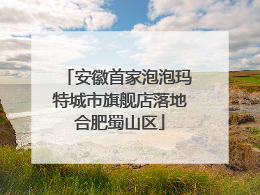 安徽首家泡泡玛特城市旗舰店落地合肥蜀山区