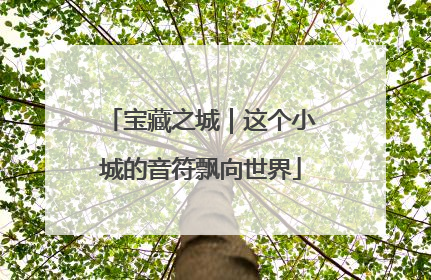 宝藏之城｜这个小城的音符飘向世界
