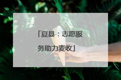 夏县：志愿服务助力麦收