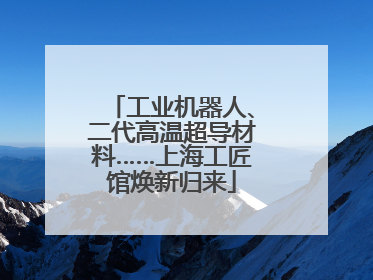 工业机器人、二代高温超导材料……上海工匠馆焕新归来