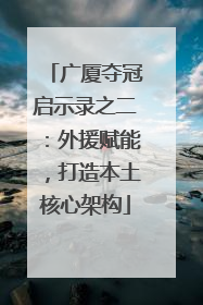 广厦夺冠启示录之二：外援赋能，打造本土核心架构