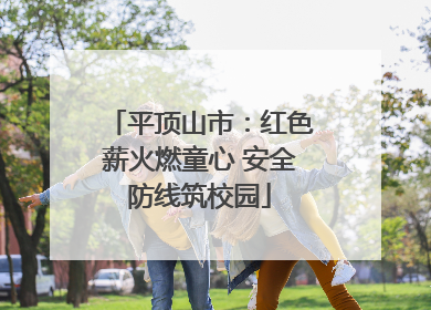 平顶山市：红色薪火燃童心 安全防线筑校园