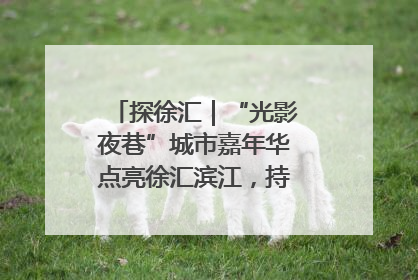 探徐汇｜“光影夜巷”城市嘉年华点亮徐汇滨江，持续至6月2日！