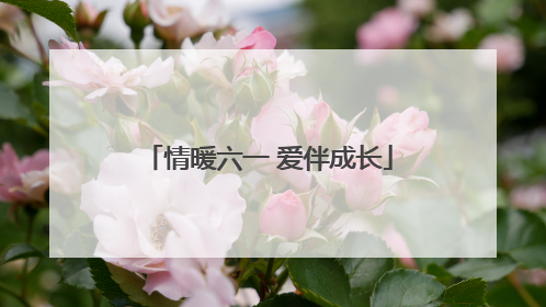 情暖六一 爱伴成长