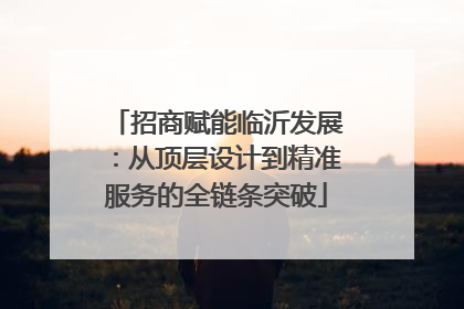 招商赋能临沂发展：从顶层设计到精准服务的全链条突破