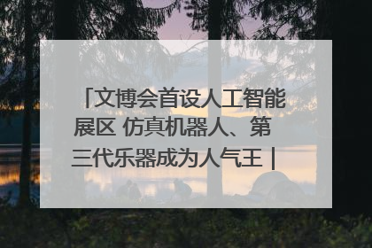 文博会首设人工智能展区 仿真机器人、第三代乐器成为人气王｜文博向“新”