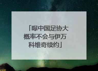 曝中国足协大概率不会与伊万科维奇续约