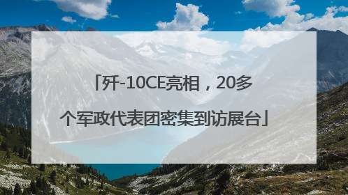 歼-10CE亮相，20多个军政代表团密集到访展台