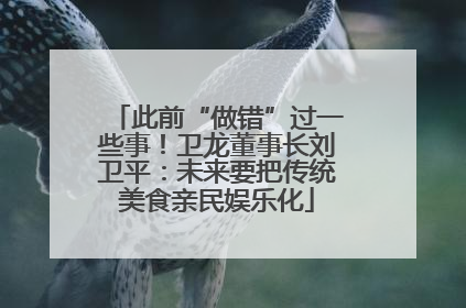 此前“做错”过一些事！卫龙董事长刘卫平：未来要把传统美食亲民娱乐化